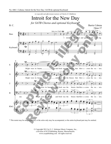 Introit for the New Day image number null