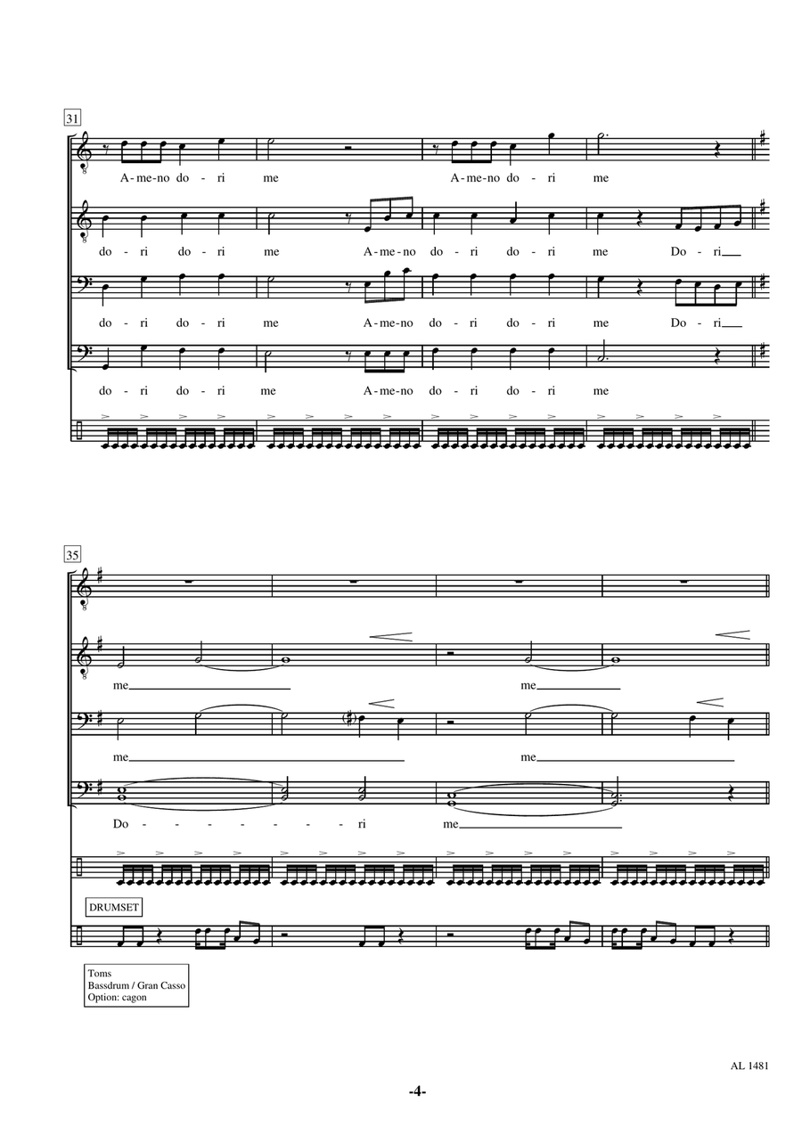 Ameno TTBB scores gallery preview page 4