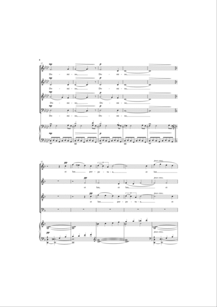Requiem Requiem 4-Part scores gallery preview page 4