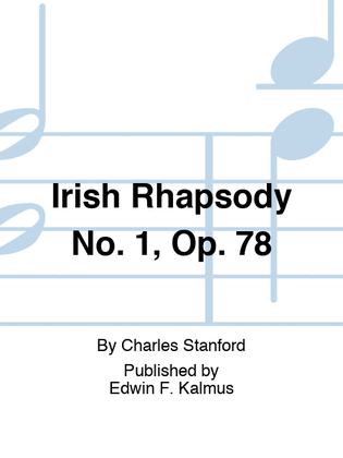 Book cover for Irish Rhapsody No. 1, Op. 78