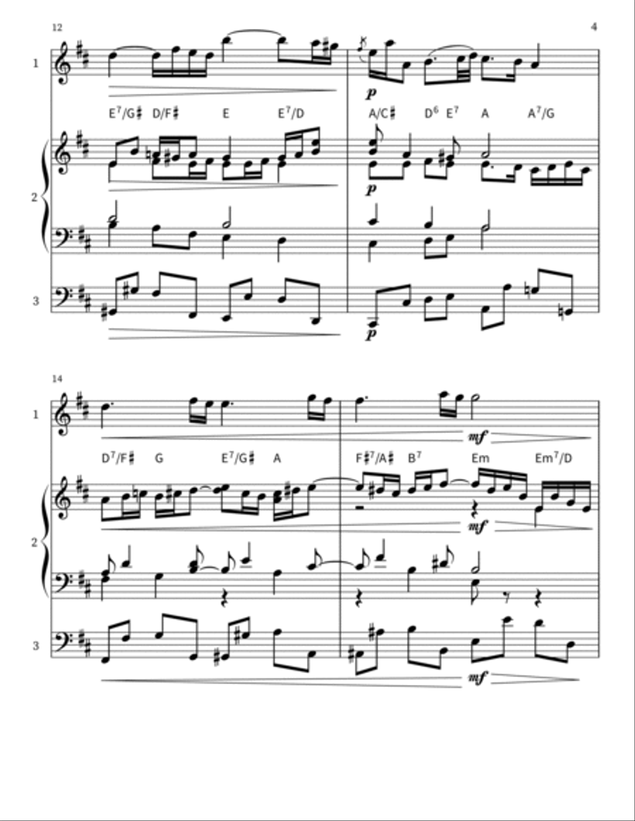 Air On The G String Chamber Music scores gallery preview page 4