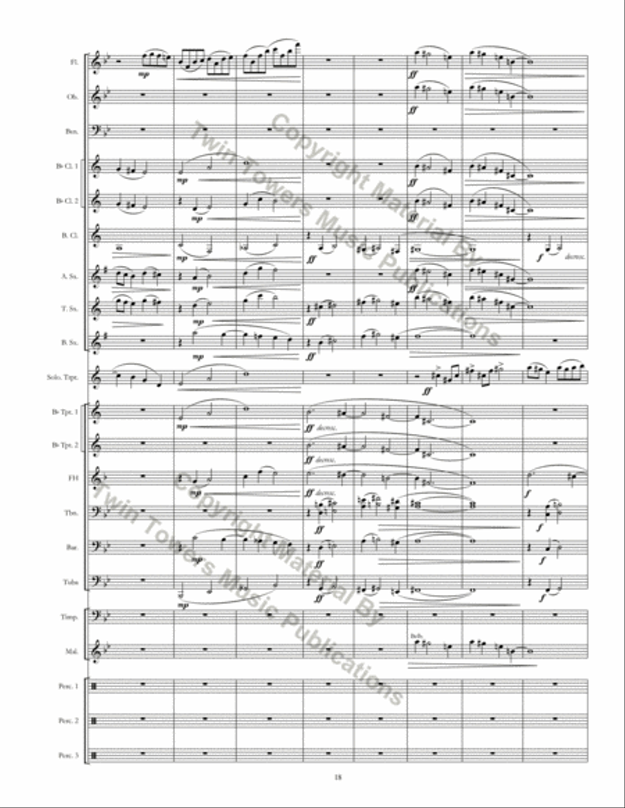 Sinfonia Concert Band scores gallery preview page 19