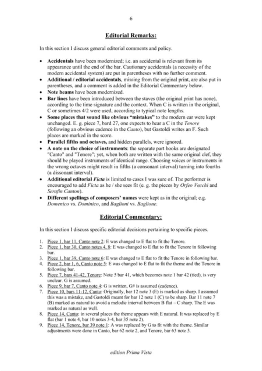 Giovanni Giacomo Gastoldi & others, Il Primo Libro… for 2 Instruments, Modern Clefs Woodwind Ensemble scores gallery preview page 6