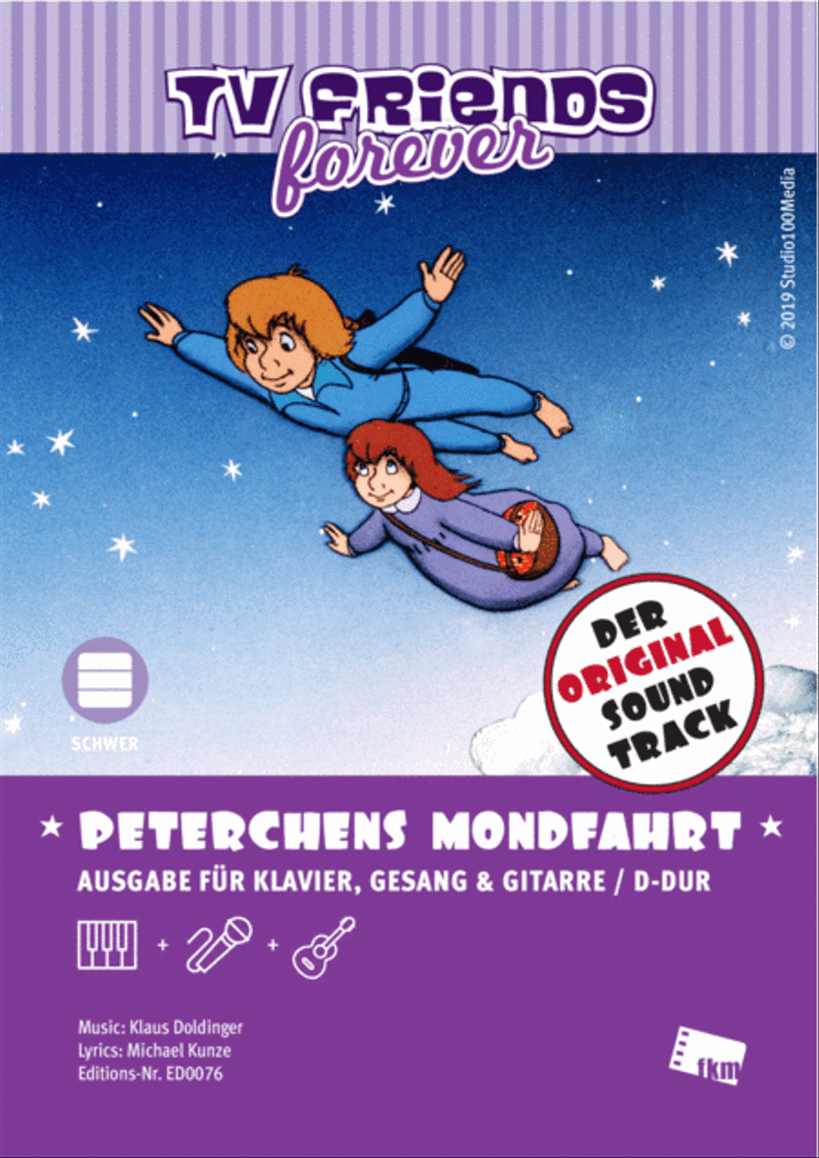 Peterchens Mondfahrt Piano, Vocal, Guitar scores gallery preview page 1