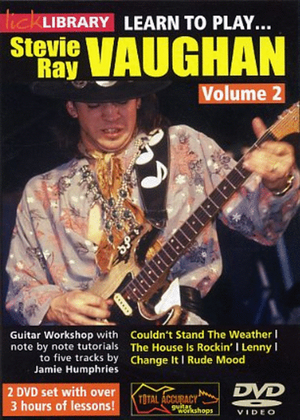 Learn To Play Stevie Ray Vaughan Volume 2