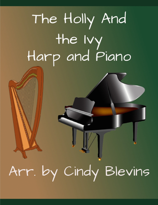 Book cover for The Holly And the Ivy, Harp and Piano Duet