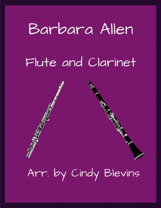 Book cover for Barbara Allen, Flute and Clarinet