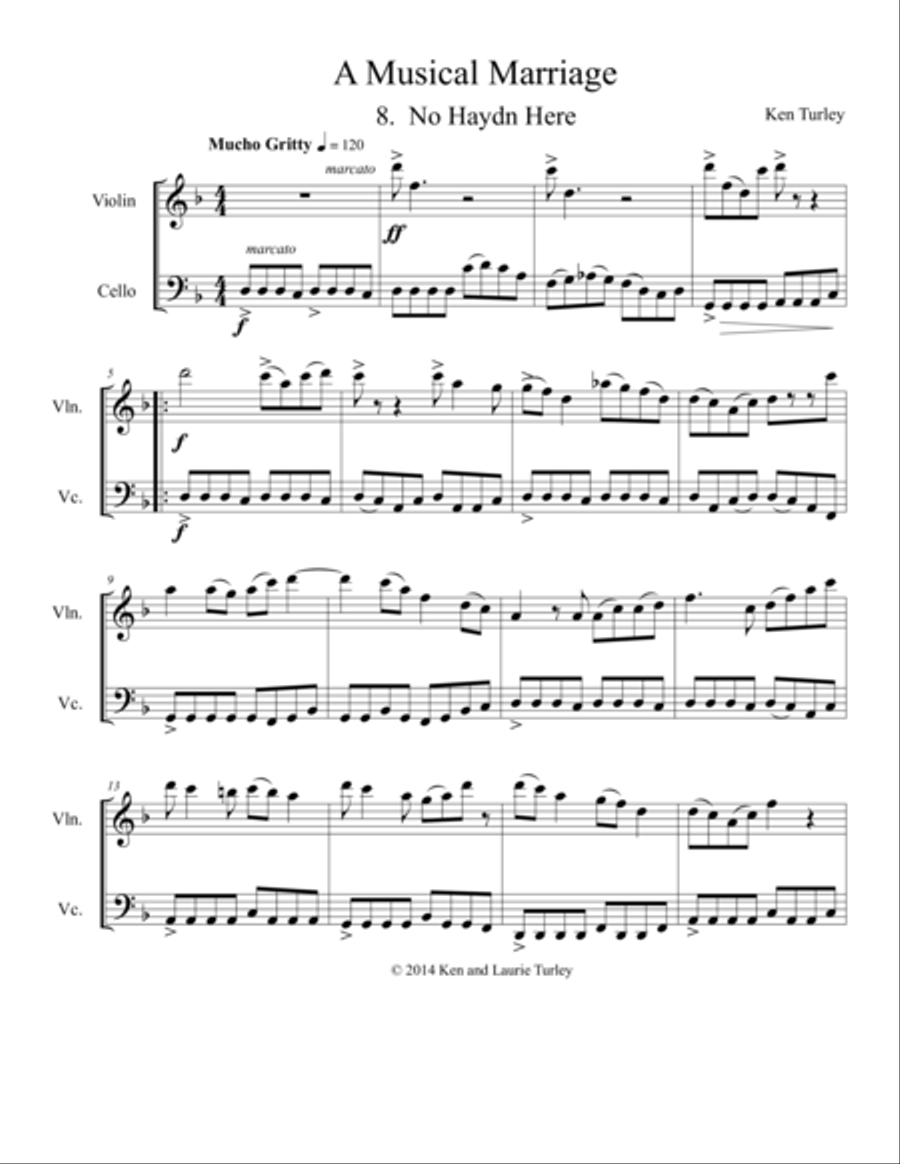 String Duo No 08 from A Musical Marriage 