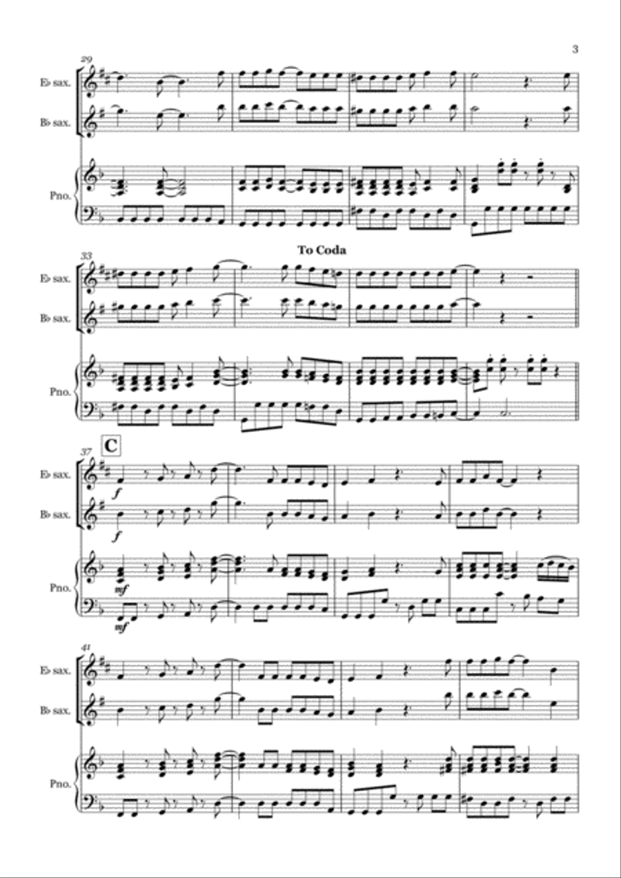 Don't Stop Me Now Small Ensemble scores gallery preview page 3