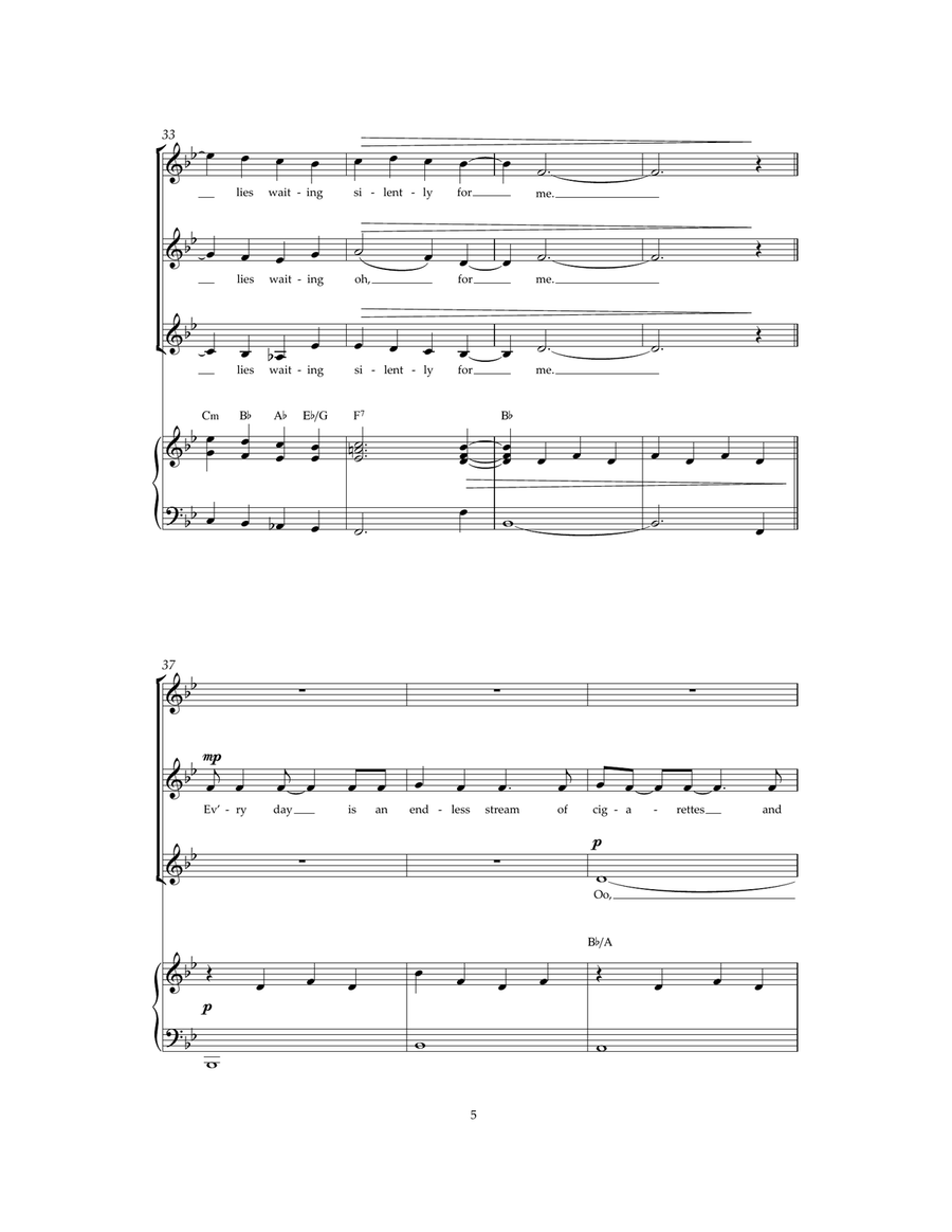 Homeward Bound Homeward Bound Choir scores gallery preview page 5