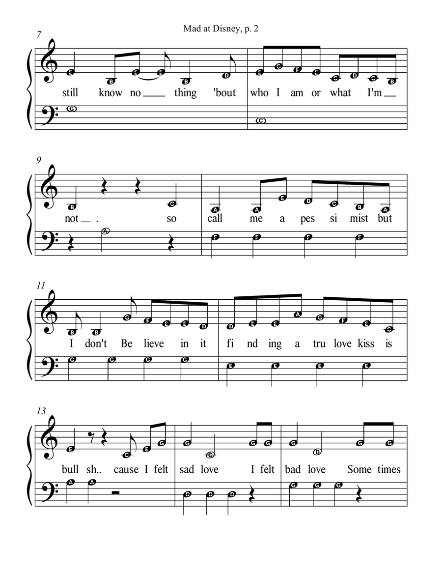 Mad At Disney Mad At Disney Voice scores gallery preview page 2