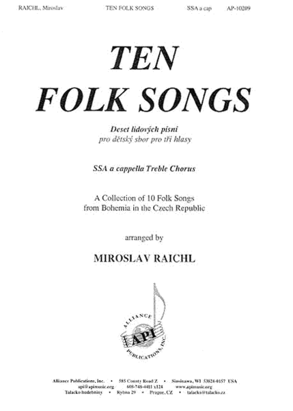Ten Folk Songs for Treble Choir