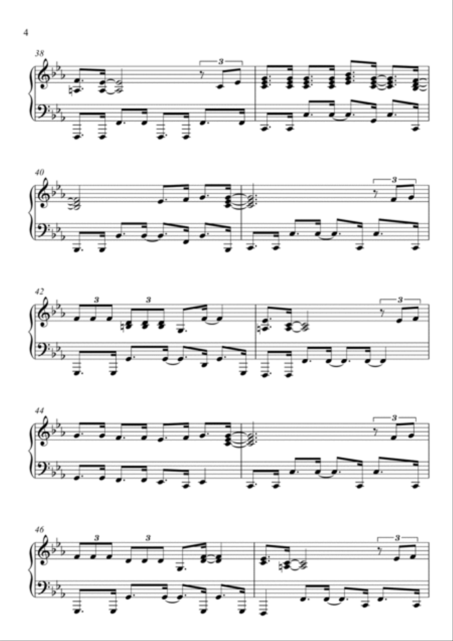 Master Blaster Piano Solo scores gallery preview page 4