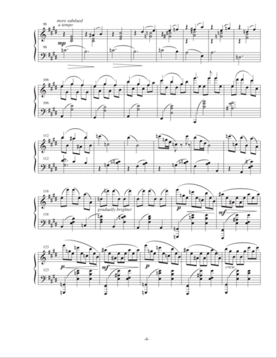 Waltz on the Name of Cecile Chaminade Piano Solo scores gallery preview page 4