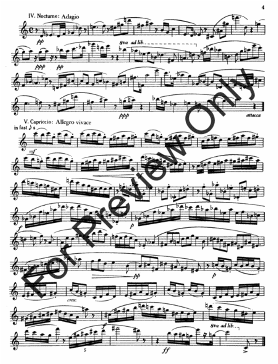 Petite Suite Petite Suite Alto Saxophone scores gallery preview page 7