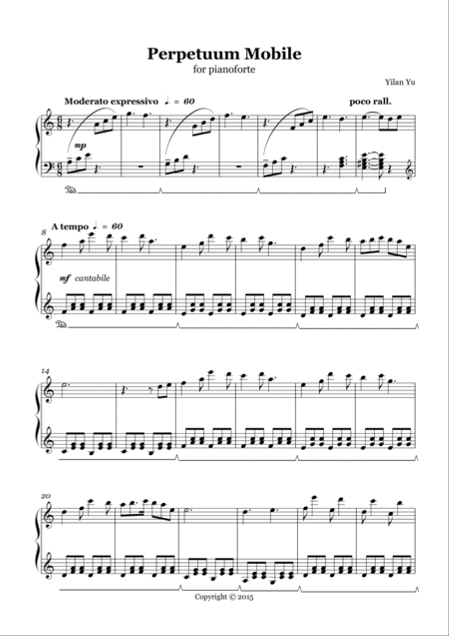 Perpetuum Mobile Perpetuum Mobile Piano Solo scores gallery preview page 2