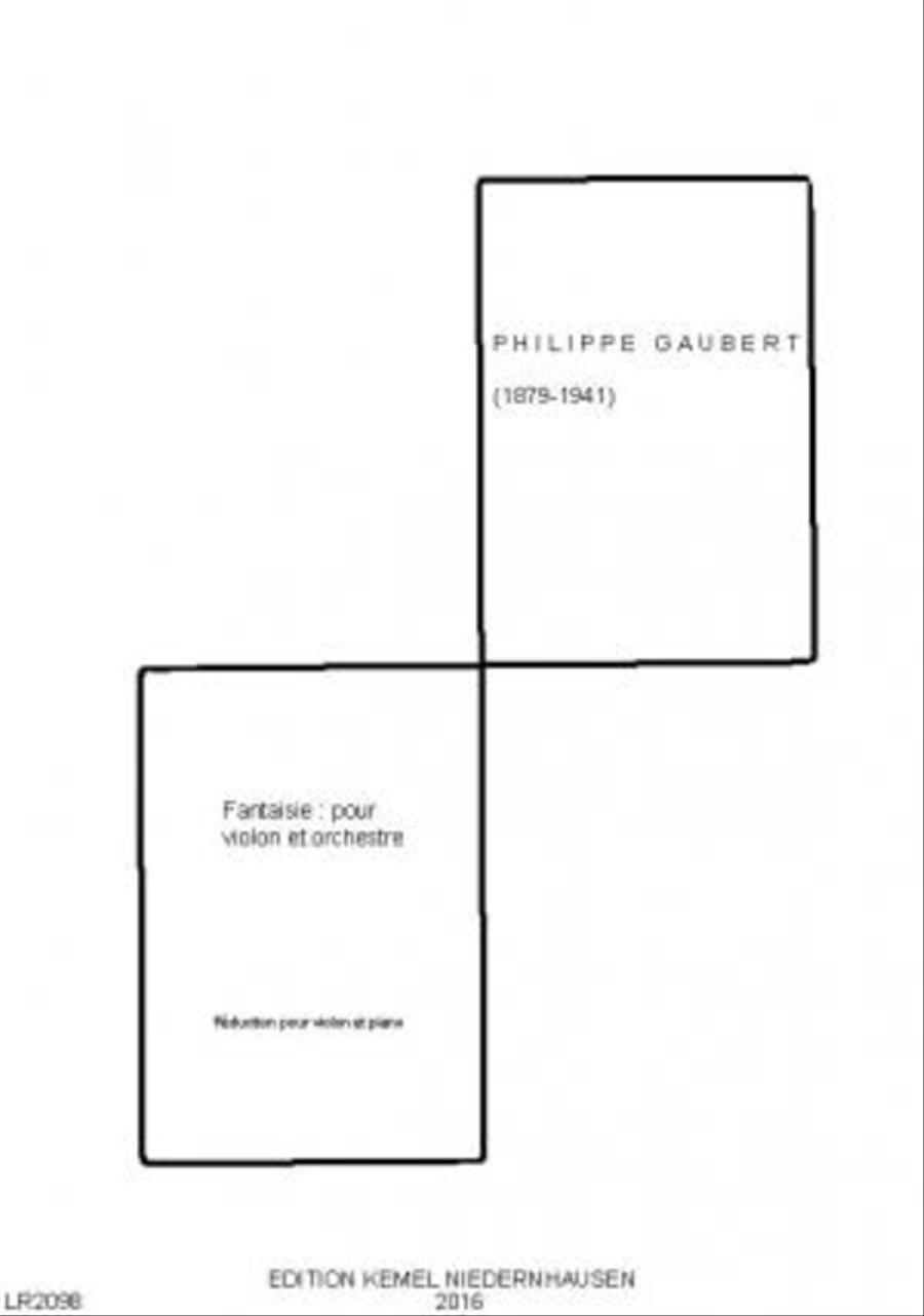 Fantaisie Violin Solo scores gallery preview page 1