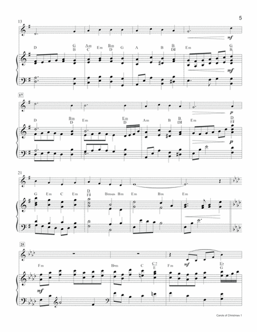 Carols of Christmas, Set 1 - Piano/Rhythm