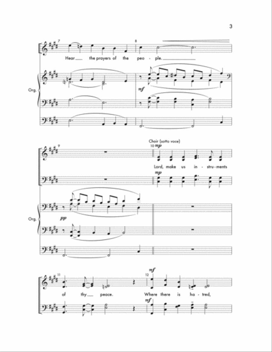 Prayer For The Congregation Divisi scores gallery preview page 2