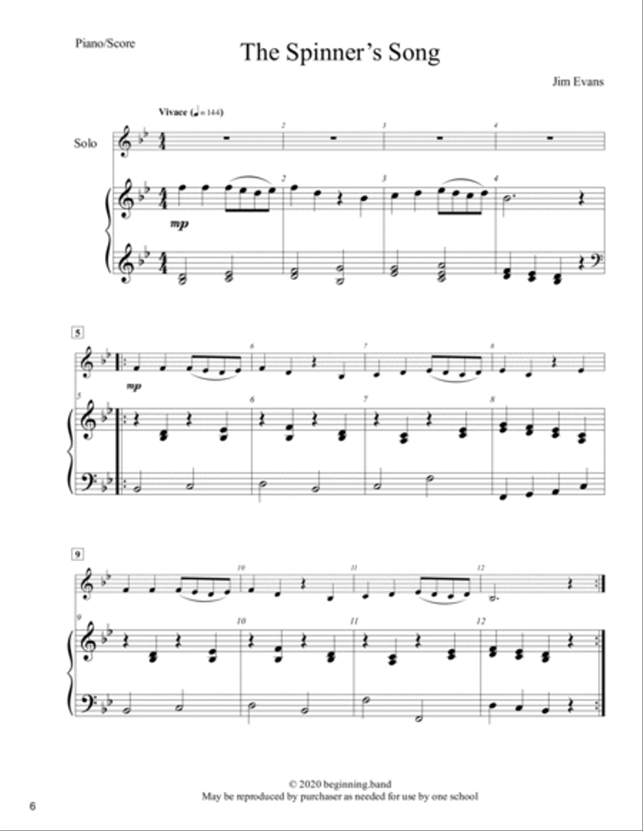 Melodic percussion top