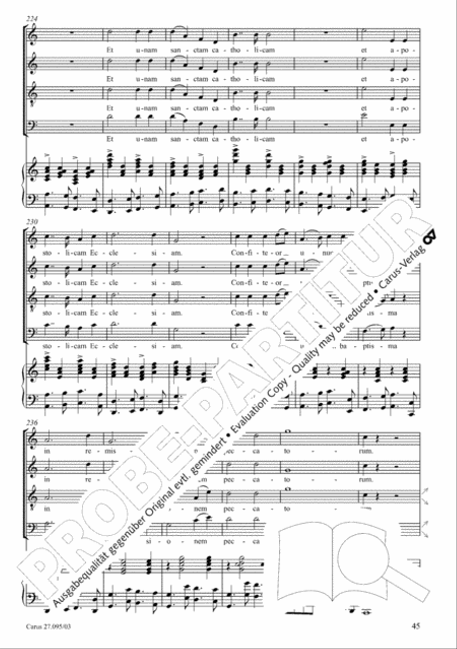 Messe solennelle de sainte Cecile STB scores gallery preview page 46