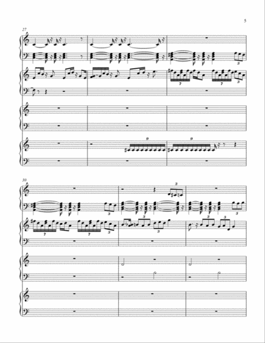 Pure Piano Pure Piano Small Ensemble scores gallery preview page 6