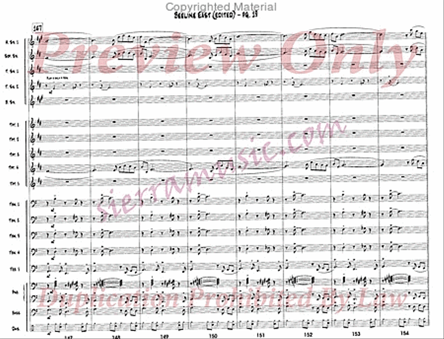 Beeline East Beeline East Jazz Ensemble scores gallery preview page 20