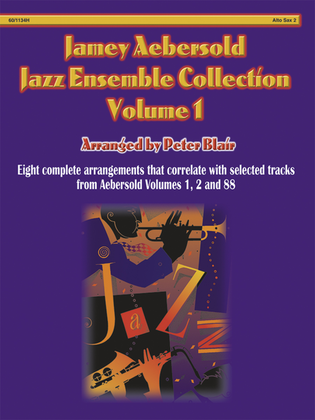 Book cover for Aebersold Jazz Ensemble, Vol. 1 - Alto Sax 2