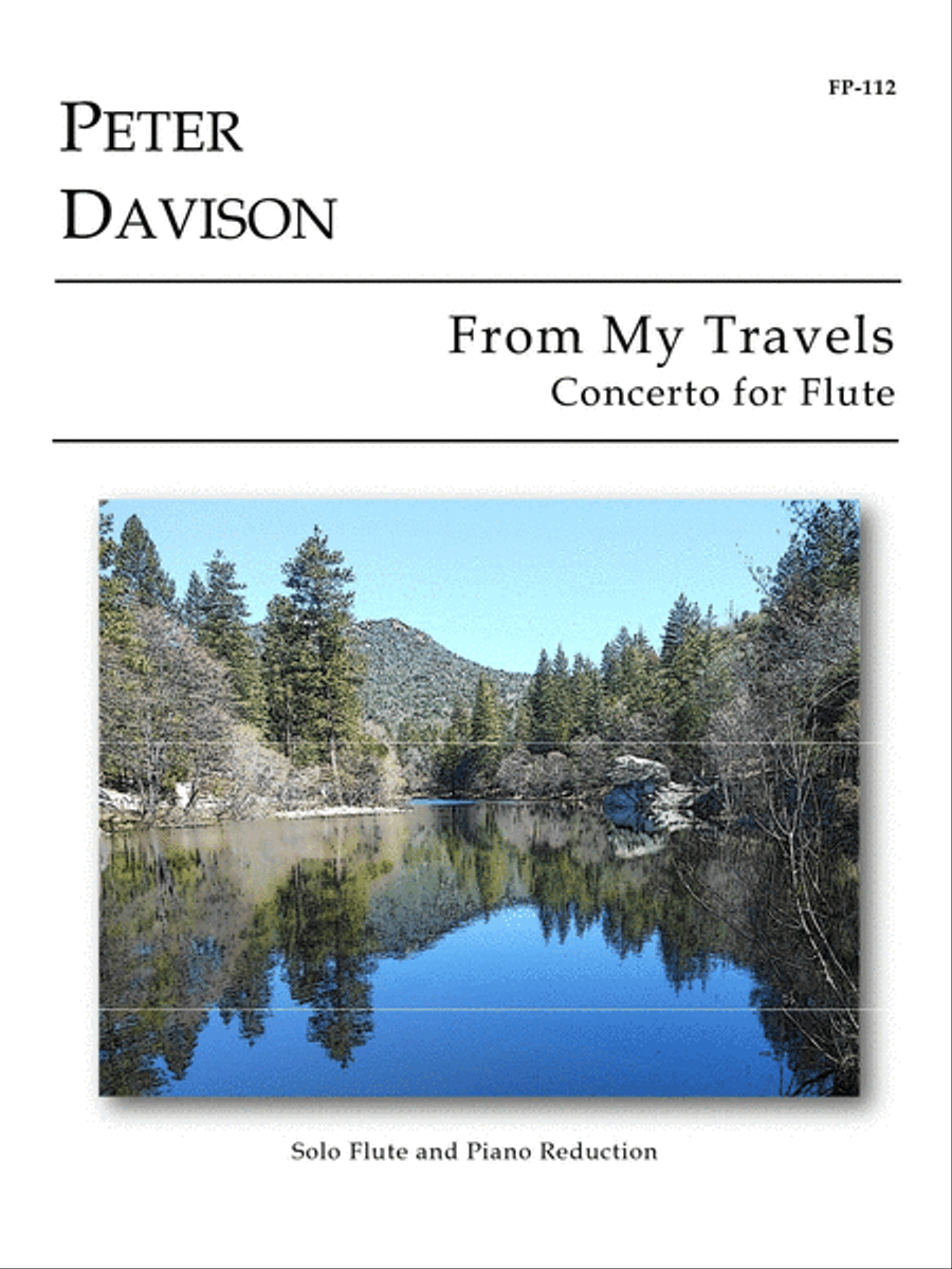 From My Travels (Piano Reduction) Flute Solo scores gallery preview page 1