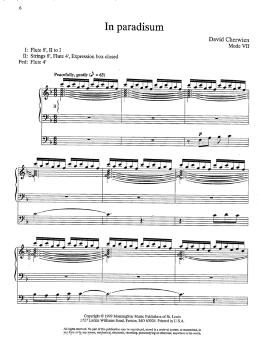 Three Plainchants for Organ, Set 2 Organ scores gallery preview page 3