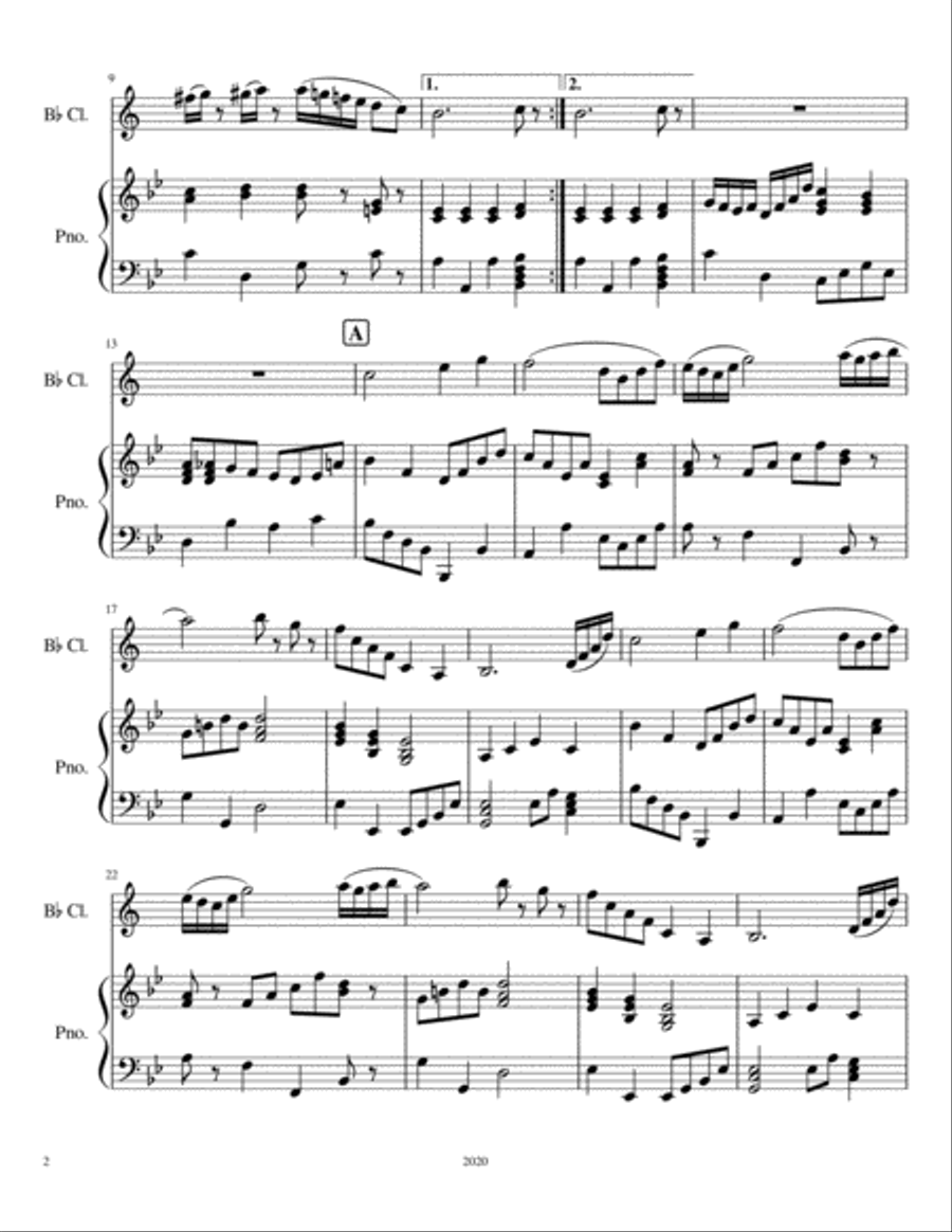 Road Trip on I-45 Road Trip on I-45 Clarinet Solo scores gallery preview page 2