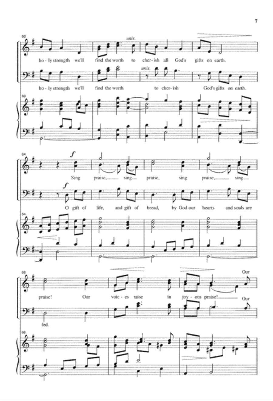 Gift of Life 4-Part scores gallery preview page 8
