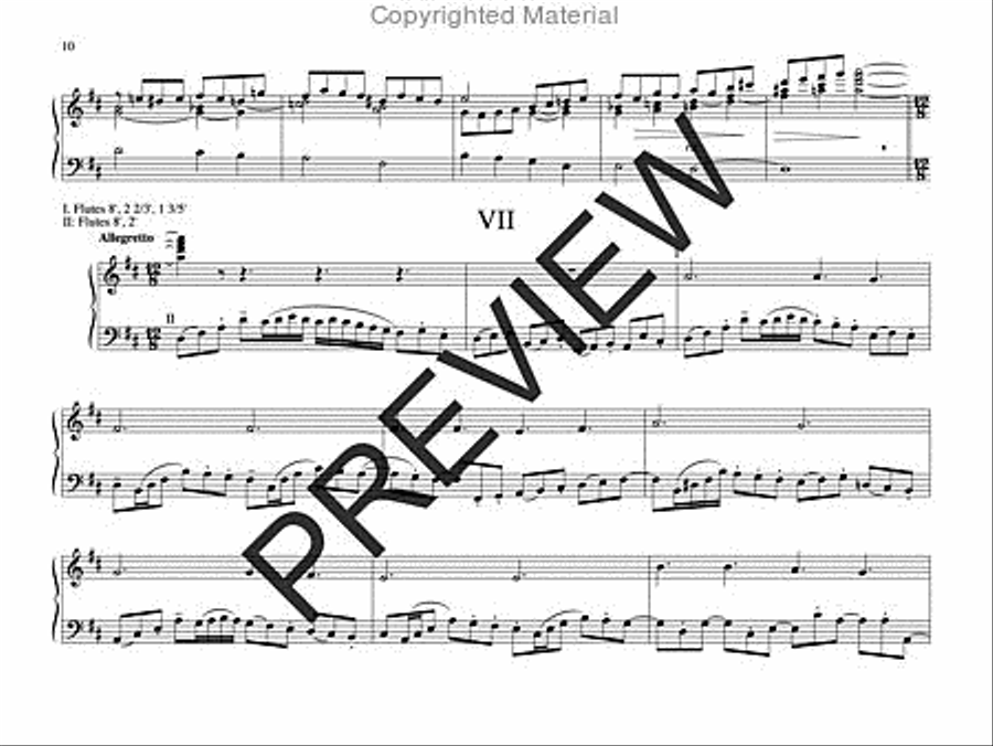 Variations on a Polish Hymn for Organ Organ Solo scores gallery preview page 9