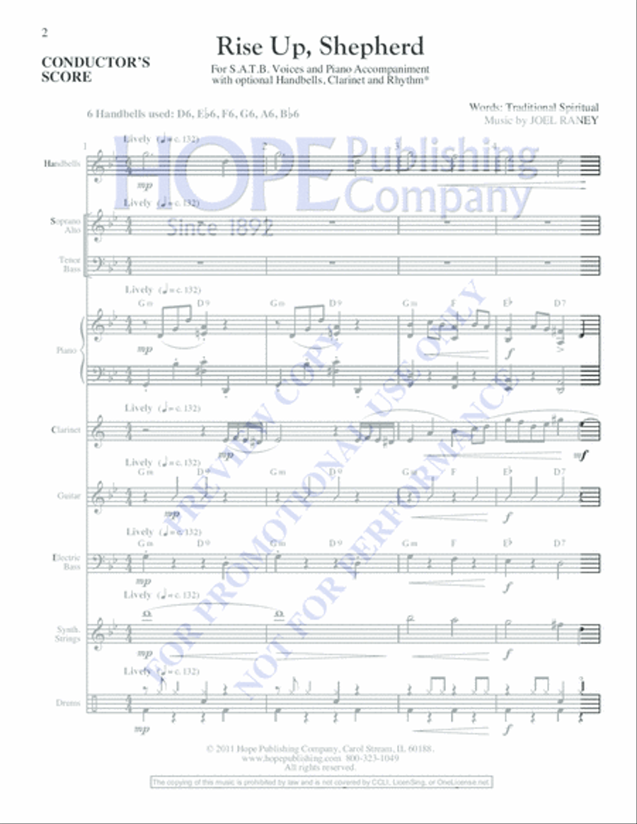 Rise Up, Shepherd Rise Up, Shepherd Choir scores gallery preview page 2