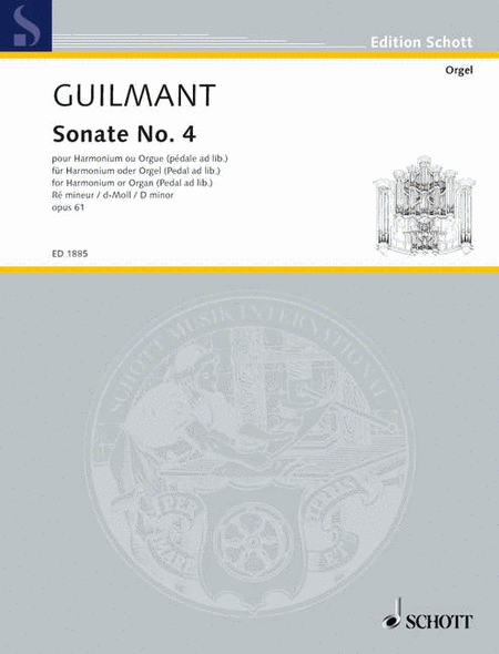 Guilmant A Sonate Nr4 Op61(ausg B)(fk)