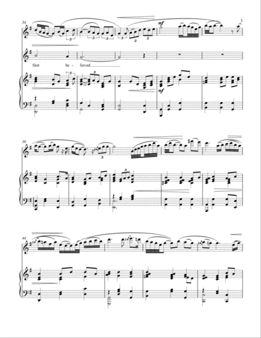 Amazing Grace Small Ensemble scores gallery preview page 3