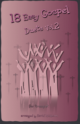 Book cover for 18 Easy Gospel Duets Vol.2 for Trumpet