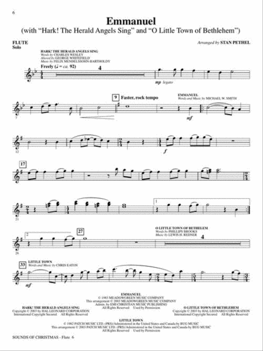 Sounds of Christmas Sounds of Christmas Flute scores gallery preview page 6