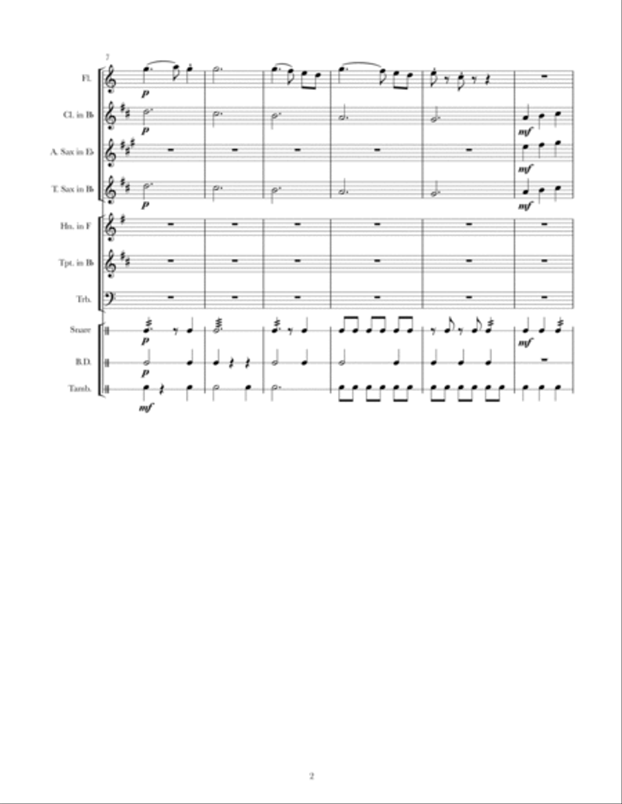 Introducing Spring Concert Band scores gallery preview page 3