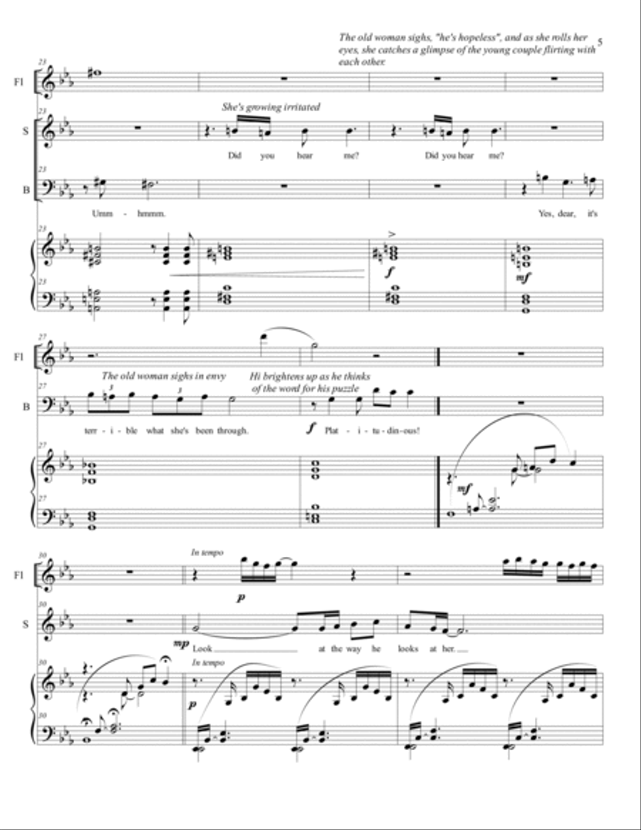The Coffee's Greener - on the Other Side of the Shop Small Ensemble scores gallery preview page 5
