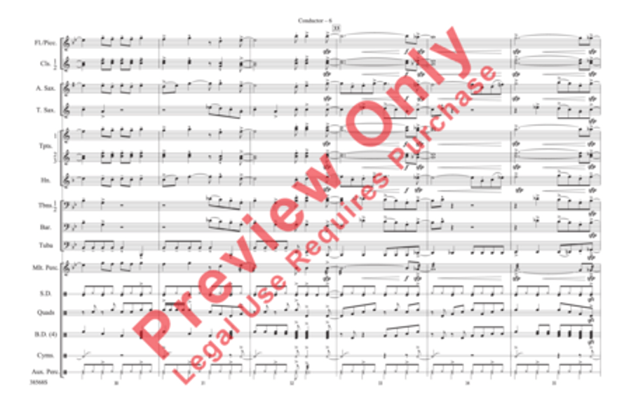 Gimme Some Lovin' Gimme Some Lovin' Marching Band scores gallery preview page 7