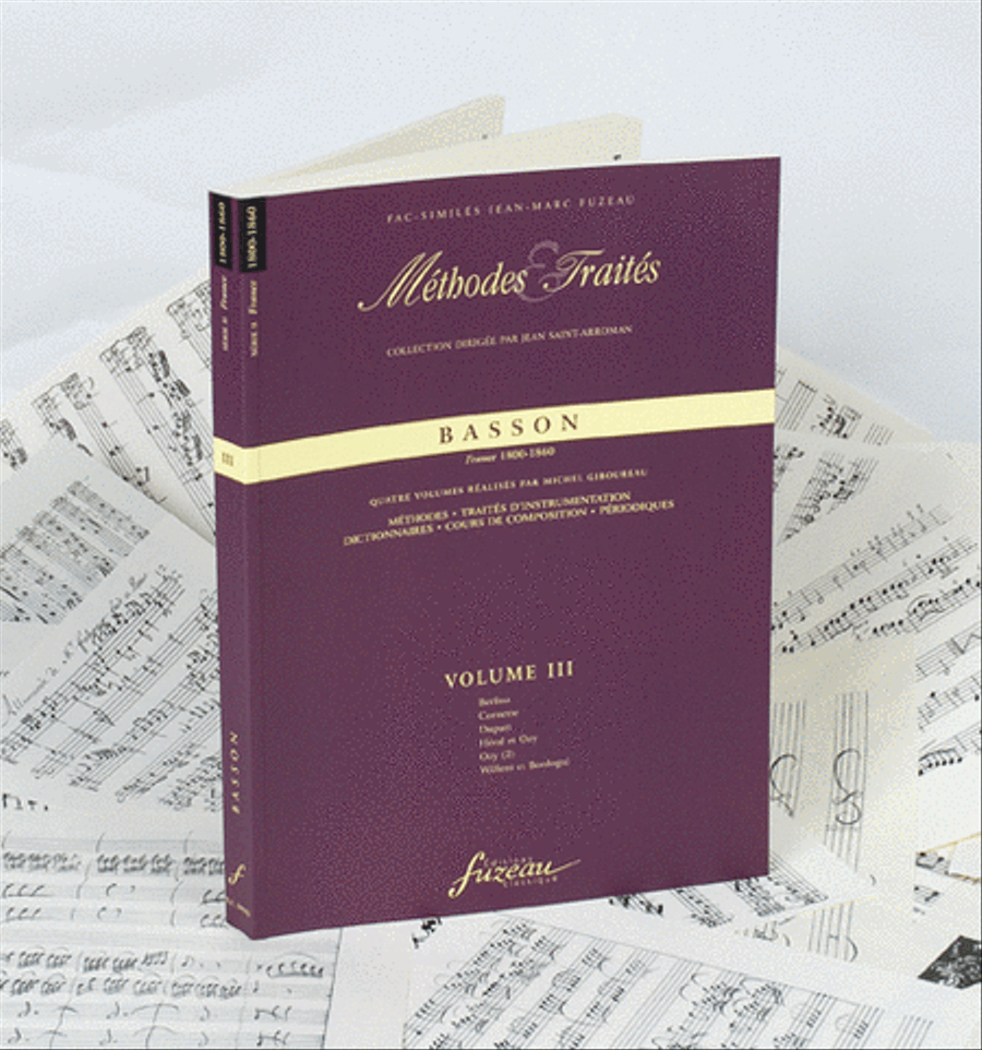 Methods & Treatises Bassoon - Volume 3 - France 1800-1860 Bassoon Solo scores gallery preview page 1
