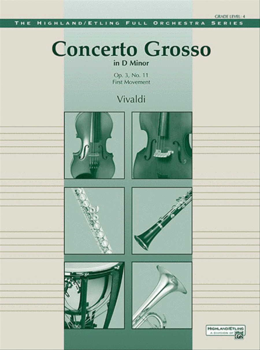 Concerto Grosso in D Minor Full Orchestra scores gallery preview page 1