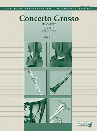 Book cover for Concerto Grosso in D Minor