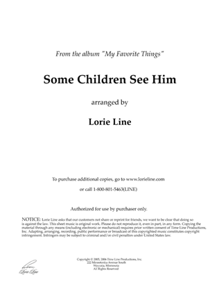 Book cover for Some Children See Him