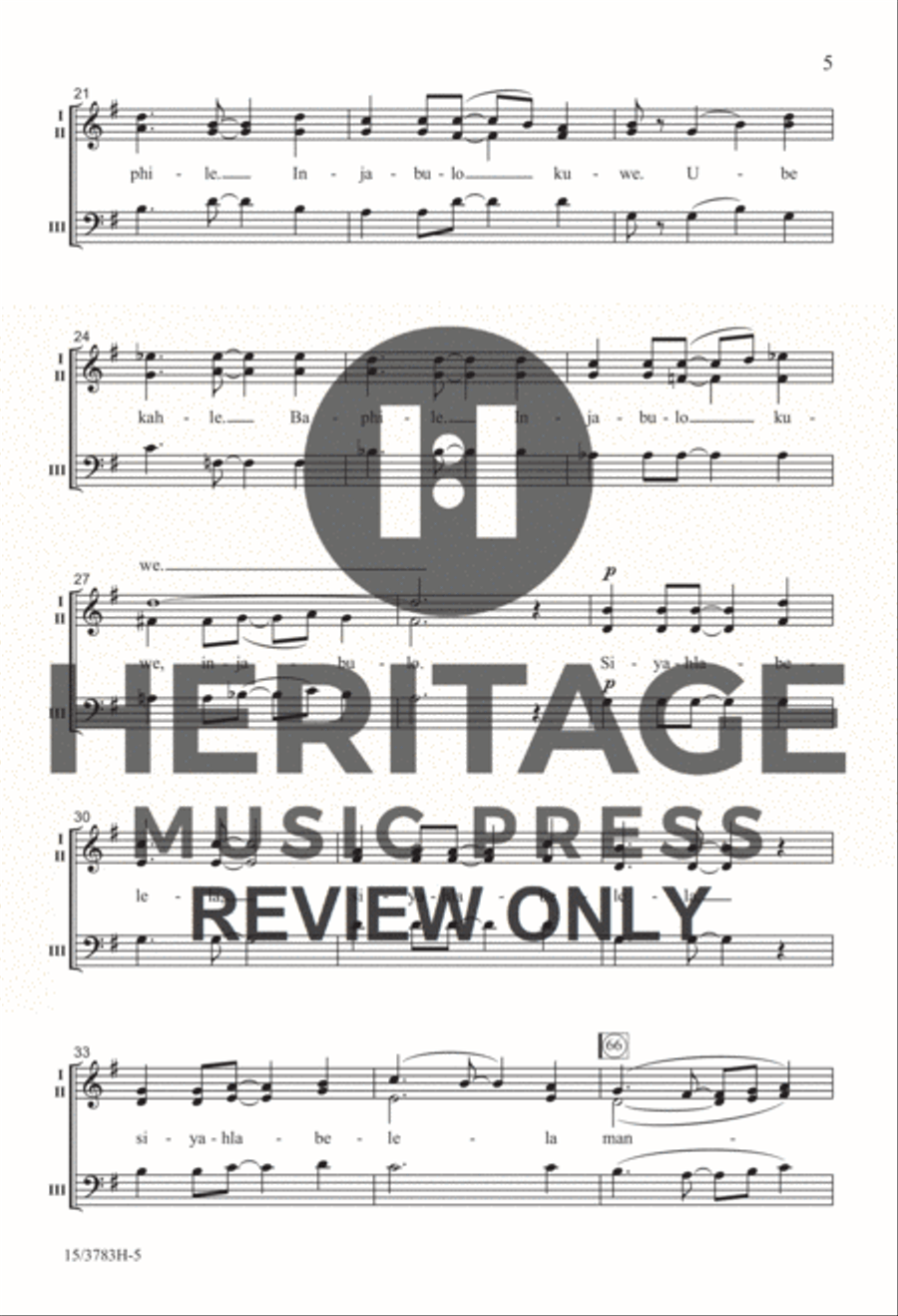 Siyahlabelela! 3-Part scores gallery preview page 4