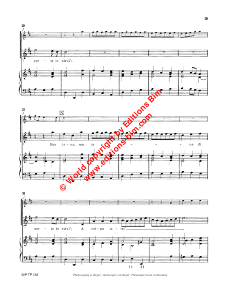 All'armi, pensieri Soprano Voice scores gallery preview page 10