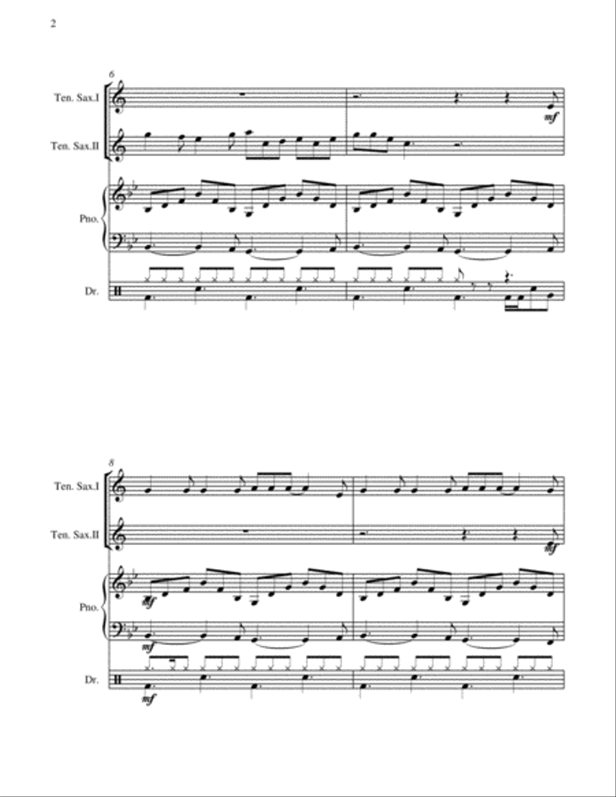 Hallelujah Woodwind Duet scores gallery preview page 5