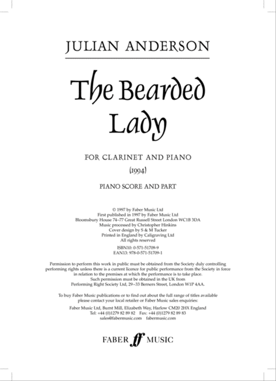 The Bearded Lady Small Ensemble scores gallery preview page 2