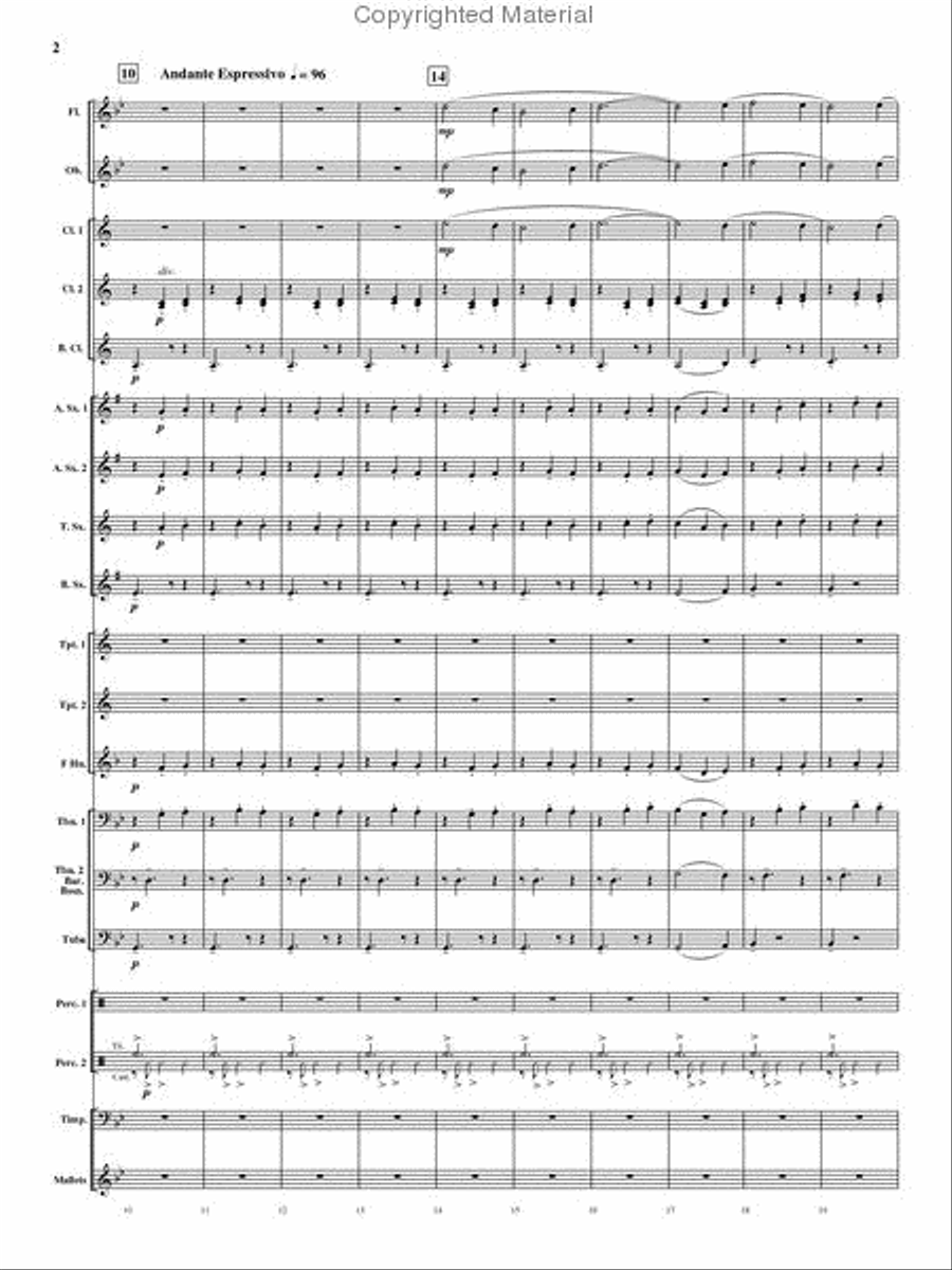 Viva Espania Concert Band scores gallery preview page 3